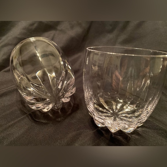 Gorgeous Double Old Fashioned Park Lane by MIKASA Glasses Set of 2 RARE - Picture 2 of 9